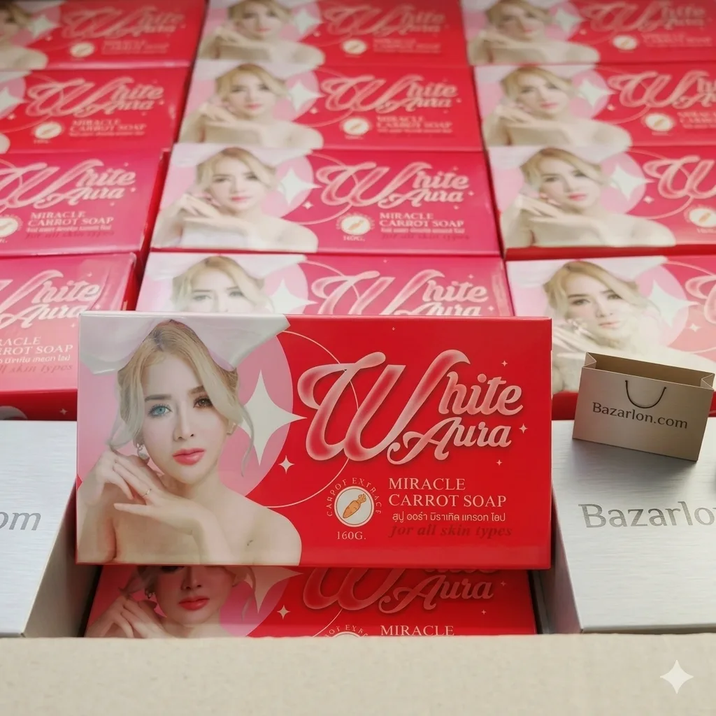 ✨ White Aura Miracle Carrot Soap (160g)